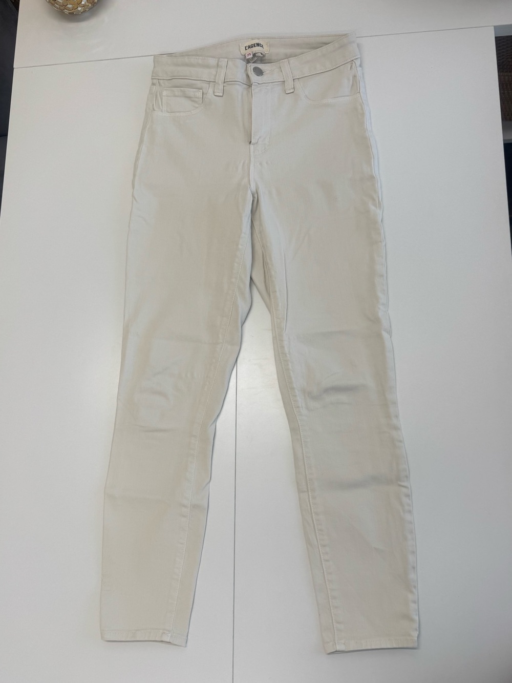 L'AGENCE Off-White Women's Skinny Jeans
